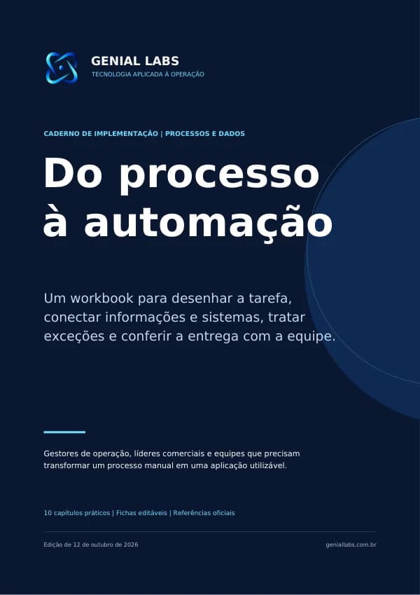 Capa do e-book Do processo à automação: implementação e integração na prática